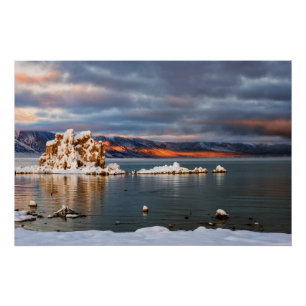 Póster EE.UU., California, Sunrise at Mono Lake