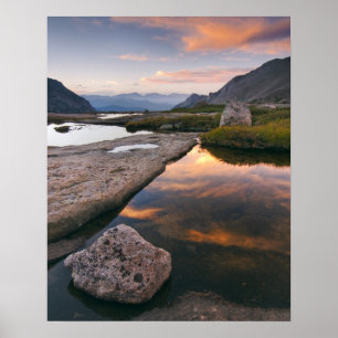 Póster EE.UU., Colorado, Rocky Mountain NP. Amanecer