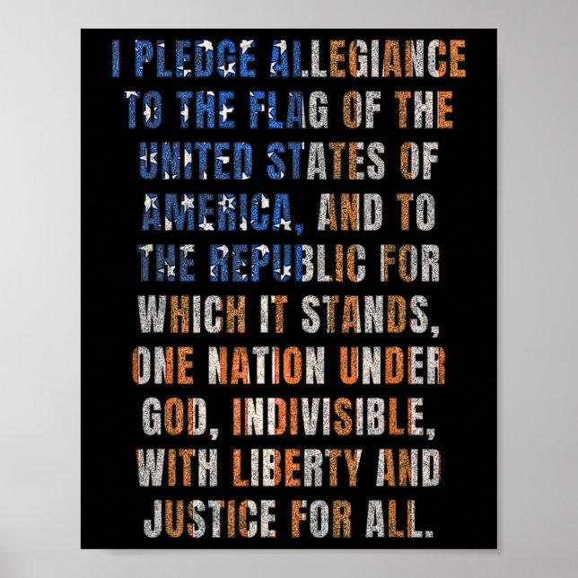 Póster Ee.Uu. Compromiso De Lealtad 4 De Julio Dolorido (Frente)