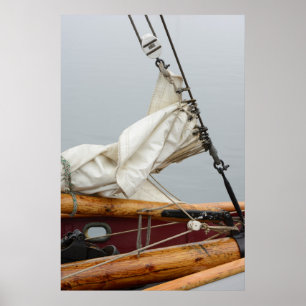 Póster EE. UU., Estado de Washington, Port Townsend. Barc