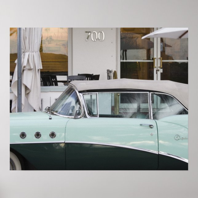 Póster EE. UU., Florida, Miami Beach: South Beach, 1956 (Frente)