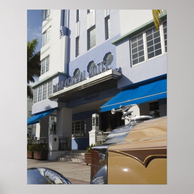 Póster EE. UU., Florida, Miami Beach: South Beach, Art De (Frente)