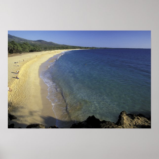 Póster EE.UU., Hawaii, Maui, Maui, Makena Beach, (Frente)