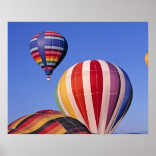 Póster EE.UU., Idaho, Teton Valley. El aire caliente colo