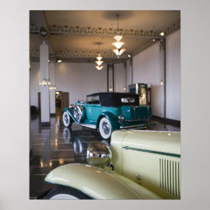 Póster EE. UU., Indiana, Auburn: Auburn, Cord, Duesenberg