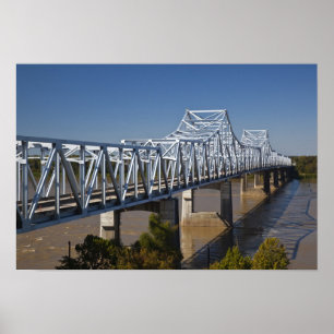 Póster EE. UU., Mississippi, Vicksburg. Carretera I-20