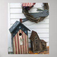 EE. UU., Missouri, Herman: Casas de pájaros patrió