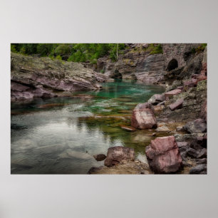 Póster EE. UU., Montana, Parque Nacional Glaciar 2