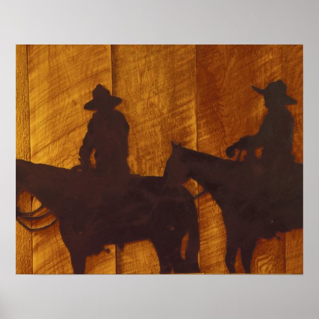 Póster EE. UU., Montana, vaqueros del río Boulder a cabal (Frente)