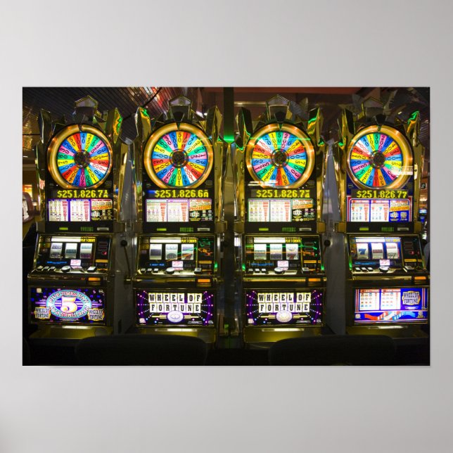 Póster EE. UU., Nevada, Las Vegas. McCarran Internacional (Frente)
