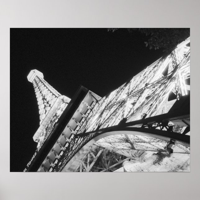 Póster EE. UU., Nevada, Las Vegas: Torre Eiffel / París (Frente)