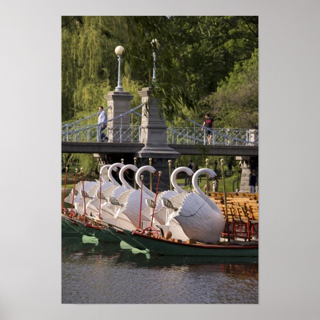 Póster EE. UU., Nueva Inglaterra, Massachusetts, Boston, (Frente)