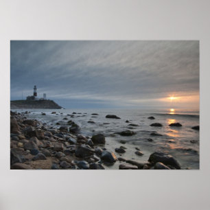 Póster EE.UU., Nueva York, East Hampton. Punto Montauk