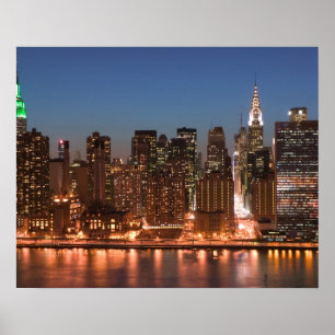 Póster EE.UU., Nueva York, Nueva York, Manhattan: Aeronáu