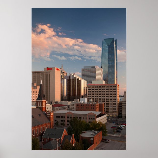 Póster EE.UU., Oklahoma, Ciudad de Oklahoma, Ciudad Eleva (Frente)