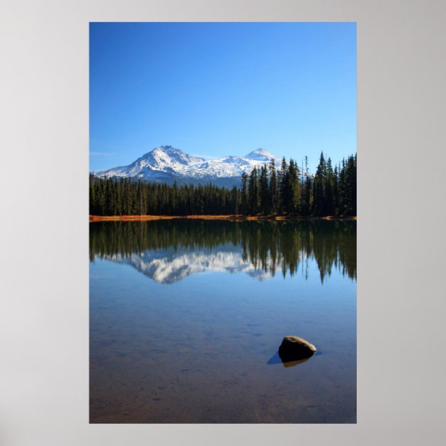 Póster EE. UU., Oregón, Bosque Nacional Willamette 2 (Frente)