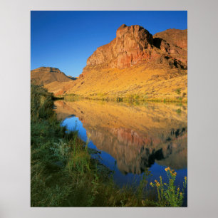 Póster EE. UU., Oregón, cañón del río Owyhee