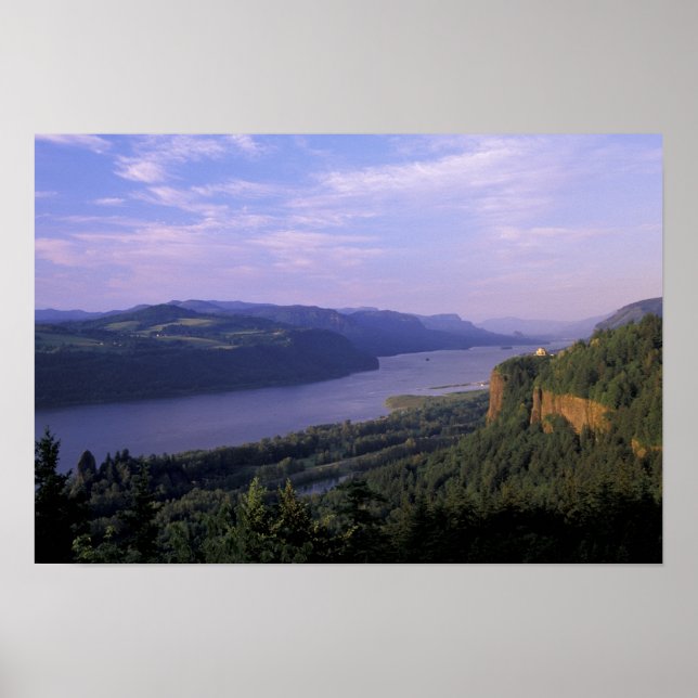 Póster EE. UU., Oregón, Columbia River Gorge National 4 (Frente)