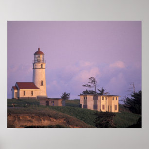 Póster EE. UU., Oregón, región de Port Orford, cabo Blanc