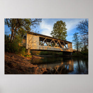 Póster EE.UU., Oregón, Scio, Larwood Wayside, Larwood