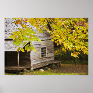 Póster EE.UU., Tennessee, Gatlinburg. Grandioso humeante