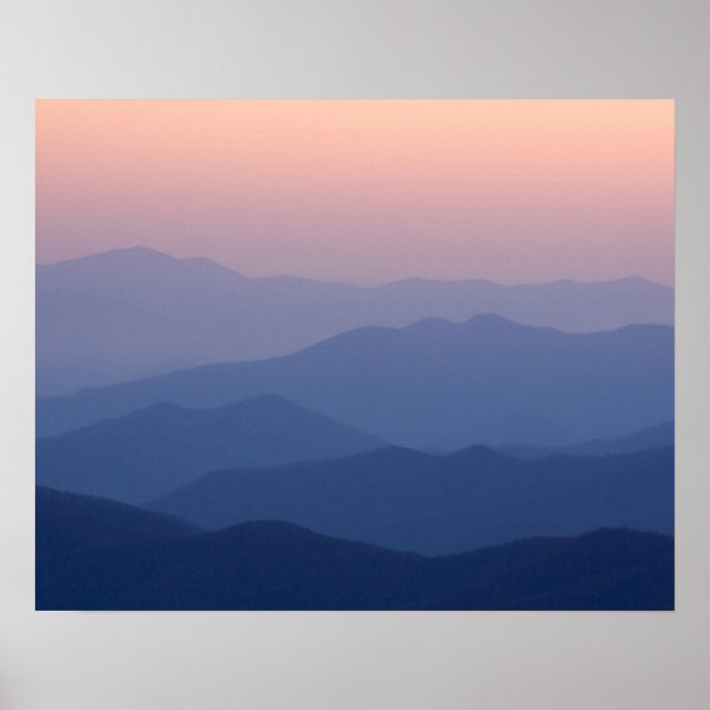 Póster EE.UU., Tennessee, Gran Montañas Smoky Nacional (Frente)