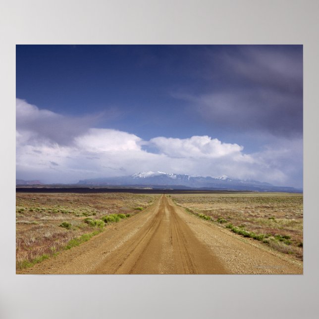 Póster EE.UU., Utah, el cruce de la carretera Dirt (Frente)