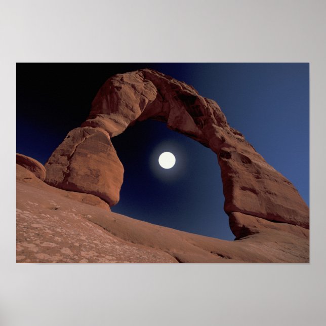 Póster EE. UU., Utah, Parque Nacional Arches. Delicado (Frente)