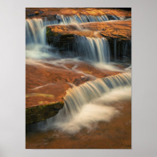 Póster EE. UU., Utah, Parque Nacional Zion. Escénico desd
