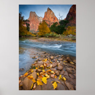 Póster EE.UU., Utah, Parque Nacional Zion. Sentinel 1