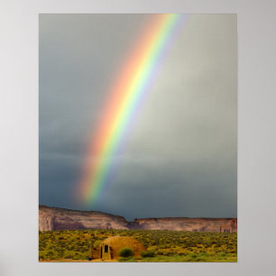 Póster EE. UU., Utah, Parque Tribal Navajo del Valle de l