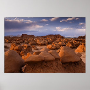 Póster EE. UU.; Utah. Vista del Parque Estatal Goblin Val
