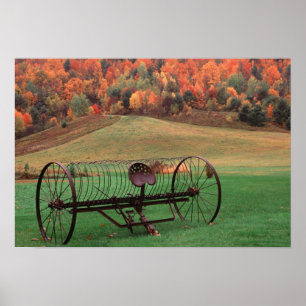 Póster EE.UU., Vermont, Granja.