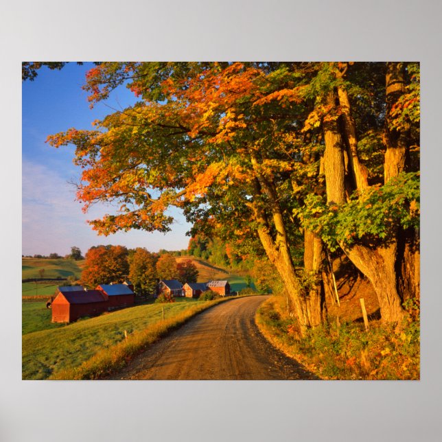 Póster EE. UU., Vermont, South Woodstock (Frente)