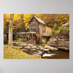 Póster EE. UU., Virginia Occidental, Clifftop. Babcock St