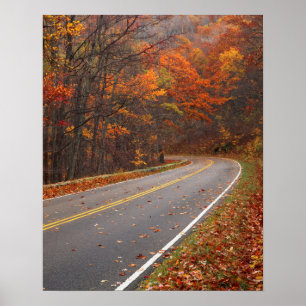 Póster EE. UU., Virginia, Parque Nacional Shenandoah, Sky