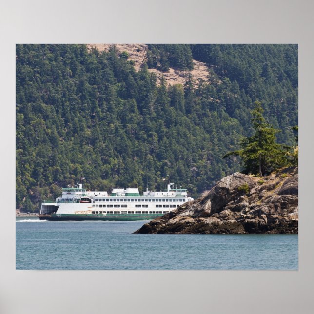 Póster EE. UU., WA. Washington State Ferries (Frente)
