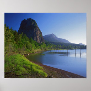 Póster EE. UU., Washington, Parque Estatal Beacon Rock, F