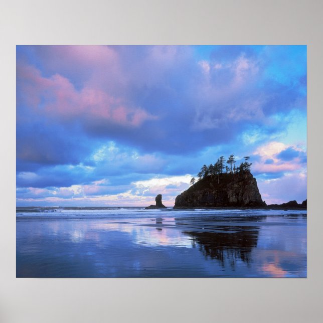 Póster EE. UU., Washington, Parque Nacional Olímpico 2 (Frente)