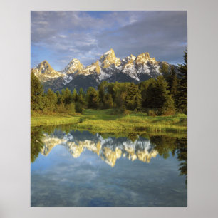 Póster EE. UU., Wyoming, Parque Nacional Grand Teton. Gra