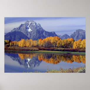 Póster EE. UU., Wyoming, Parque Nacional Grand Teton. Mt.