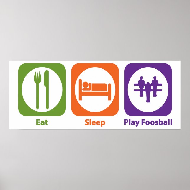 Póster Eee Sleep Play Foosball (Frente)