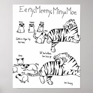Póster Eeny Meeny Miny Moe