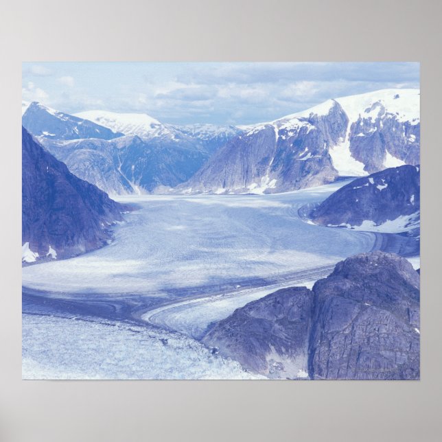Póster EEUU, Alaska, Wrangell-St Elias NP, Leconte (Frente)
