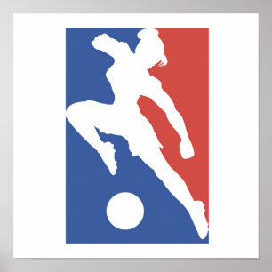 Póster EEUU: Camisas y regalos de fútbol femenino