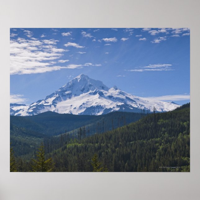 Póster EEUU, Oregón, vista del Monte Hood (Frente)