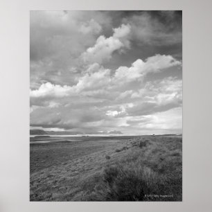 Póster EEUU, Utah, nubes sobre el paisaje