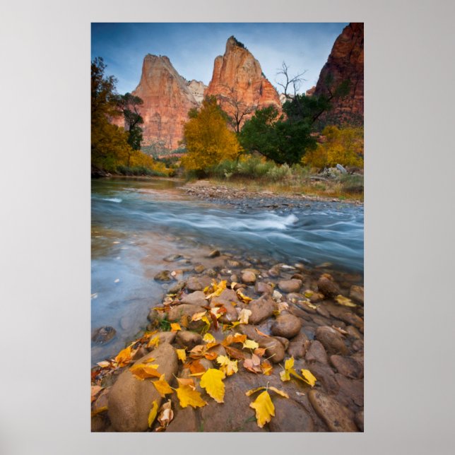 Póster EEUU, Utah, Parque Nacional Zion. El Centinela 1 (Frente)