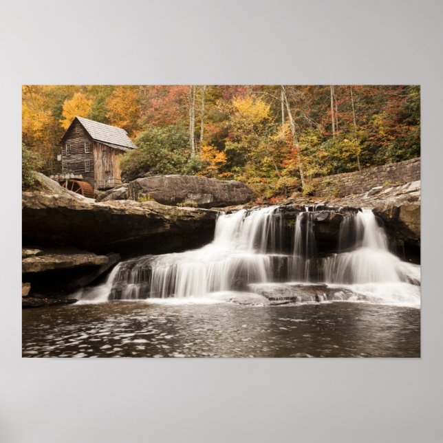 Póster EEUU, Virginia Occidental, Clifftop. Estado de Bab (Frente)