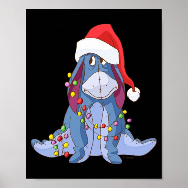 Póster Eeyore Santa Claus  (Frente)